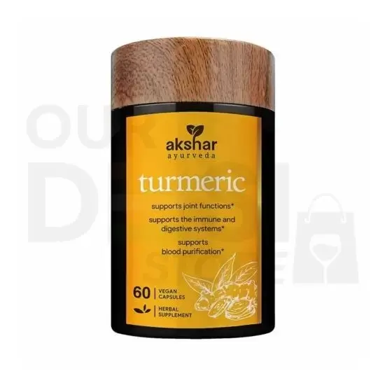 Akshar Ayurveda Rurmeric: 60T 60T at Apna Bazar Xpress, Burlington MA