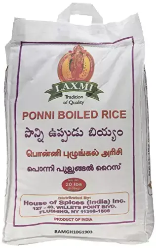 Laxmi Ponni Boiled Rice, Rice & Rice Products