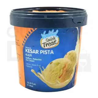 Vadilal  Kesar Pista : 1 Lt Ice Cream, 1 LT