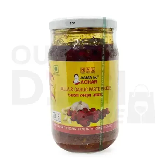 Nau Dalla & Garlic Pickle at Apna Bazar Xpress, Burlington MA
