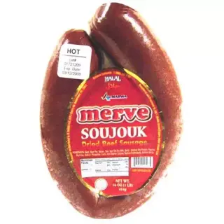 Merve Hot Beef Soujouk -