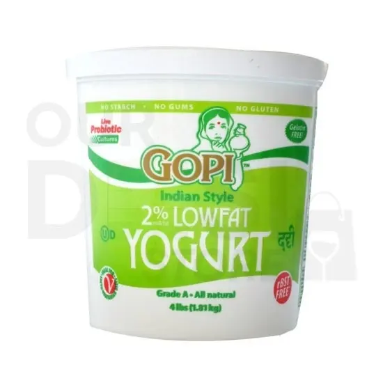 Gopi Lowfat Yogurt 64 OZ at Apna Bazar Xpress, Burlington MA
