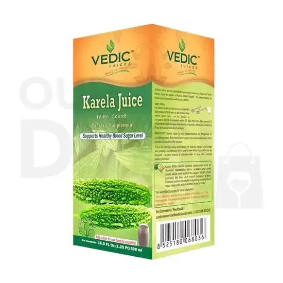 Ved Orga Karela Juice : 500ML 500ML at Apna Bazar Xpress, Burlington MA