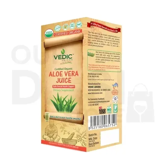 Vedic Aloe Vera Juice : 1 Lit 1 LIT at Apna Bazar Xpress, Burlington MA