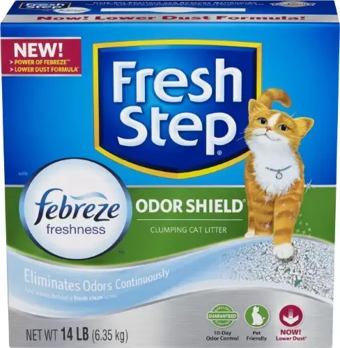 2/11180/14993 Fresh Step Odor Shield Clumping Cat Litter, Febreze Fresh - at Apna Bazar Xpress, Burlington MA