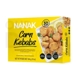 Nanak Corn Kebabs : 20 Pcs Snacks & Namkeen, 20 PCS