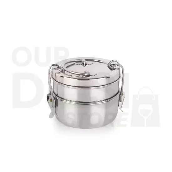 S.STEEL Tiffin Box 2 Lavel at Apna Bazar Xpress, Burlington MA