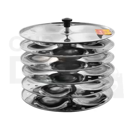 S.STEEL Idli Stand PLATE-6 at Apna Bazar Xpress, Burlington MA
