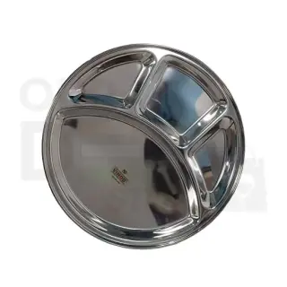 Vinod Round Compartmen Size : Household