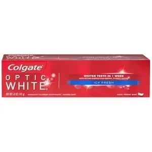 Colgate Optic White Advanced Teeth Whitening Toothpaste, Icy Fresh -