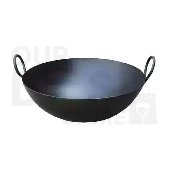Iron Kadai Size 14 : One at Apna Bazar Xpress, Burlington MA
