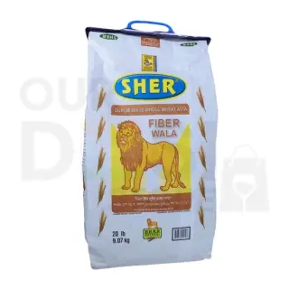 Sher Fiber Atta : 20 Lb Blue, 20 LB BLUE