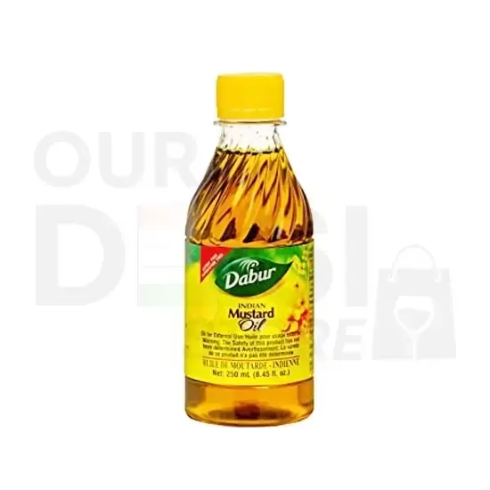 Dabur Mustard Oil : 250 Ml 250 ML at Apna Bazar Xpress, Burlington MA