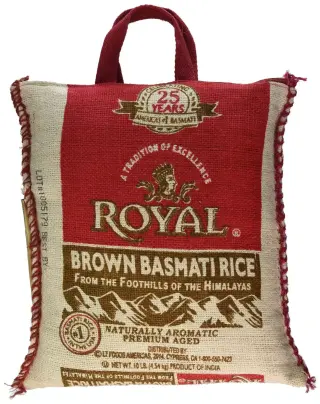 India Royal Brown Basmati Rice, Rice & Rice Products, On