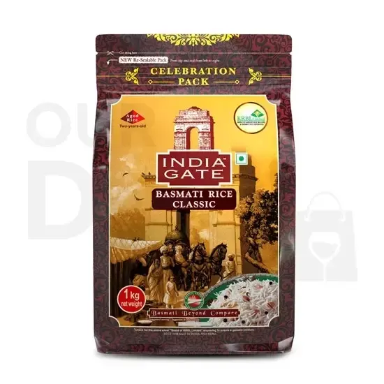 India Gate Basmati Rice, Classic, 1 at Apna Bazar Xpress, Burlington MA