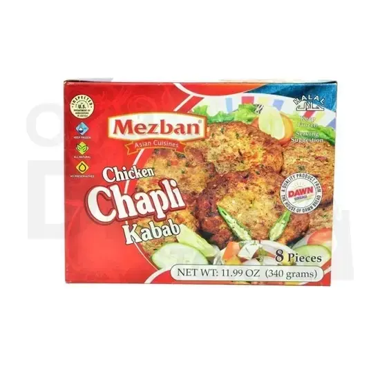 Mezban Ch Chapli Kabab : 456 G 456 G at Apna Bazar Xpress, Burlington MA