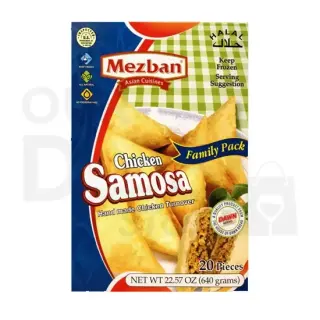 Mezban Chicken Samosa : 640 Gm Snacks & Namkeen, 640 GM