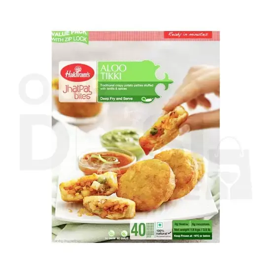 Haldirams Aloo Tikki : 40 Pcs 40 PCS at Apna Bazar Xpress, Burlington MA
