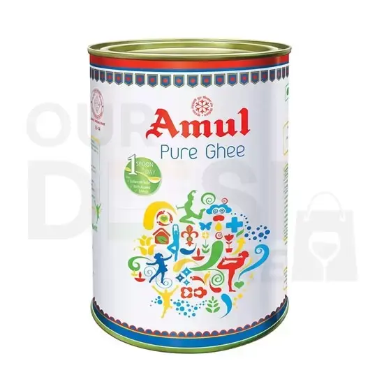 Amul Pure Ghee Tin, 1LTR at Apna Bazar Xpress, Burlington MA