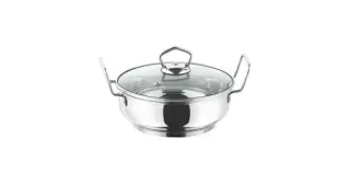 Optional Vinod Stainless Steel Kadai With Lid Household