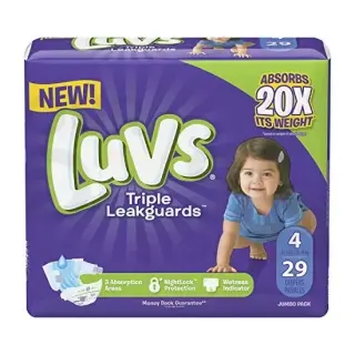 Luvs Size 4 Jumbo Health & Wellness