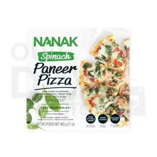 NANAK SPINACHPANEER PIZZA17 OZ NANAK SPINACHPANEER PIZZA17 OZ
