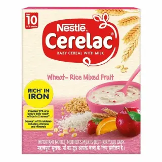 Nestle CERELAC Baby Cereal With Milk, Wheat-Rice Mixed Fruit – From Nestle CERELAC Baby Cereal With Milk, Wheat-Rice Mixed Fruit – From