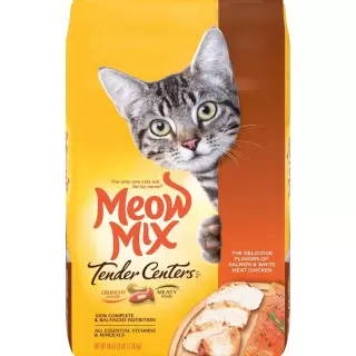 Meow Mix Tender Centers Salmon & White Meat Chicken Flavors Dry Cat Food, Meow Mix Tender Centers Salmon & White Meat Chicken Flavors Dry Cat Food,