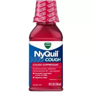Vicks Nyquil Cold Flu Nighttime Relief Liquid Cherry Vicks Nyquil Cold Flu Nighttime Relief Liquid Cherry