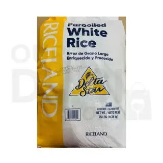 Delta Paraboiled Rice : 25 Lb, 25 LB