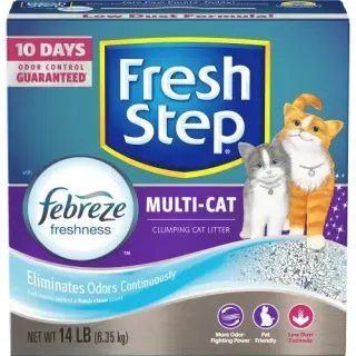 02049 14 Lb. Multi-Cat Scoopable Scented Cat Litter 02049 14 Lb. Multi-Cat Scoopable Scented Cat Litter