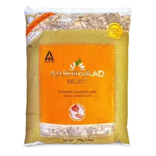 Aashirvaad Select Superior Sharbati Whole Wheat Atta -, 4 LB