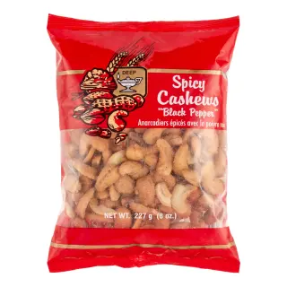 Chetak New York Llc Deep Black Pepper Cashews,, 227G