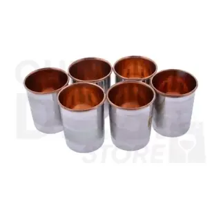 SAGA HAMMERED GLASS SET-6 : On SAGA HAMMERED GLASS SET-6 : On
