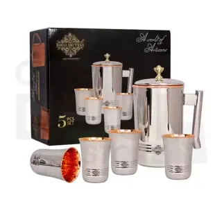 SAGA EMBOSSED GLASS SET -6 : O SAGA EMBOSSED GLASS SET -6 : O