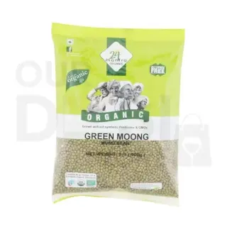 24 Mantra Organic Organic Moong Beans Green Whole - Organic Moong Whole Chhilka - Organic Whole Green Gram (green Moong Dal) - ? Usda Certified Organic - ? European Uni, 4 L